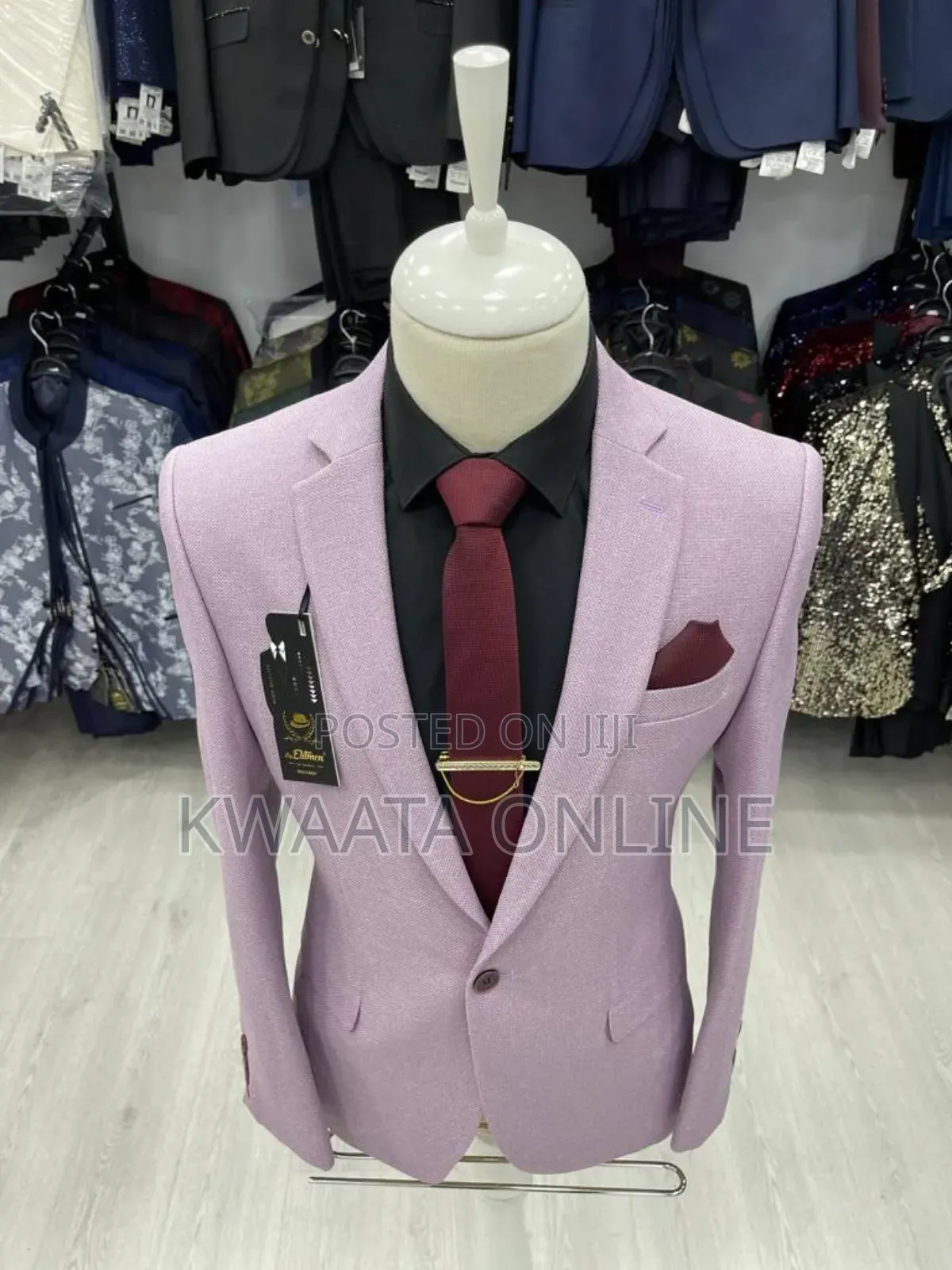 Men's Blazers Slim Official and Casual Woolen Suit Jacket