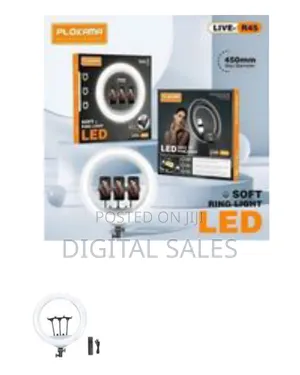 Plokama Live-R45 Soft Ring Light Led With Remote Control
