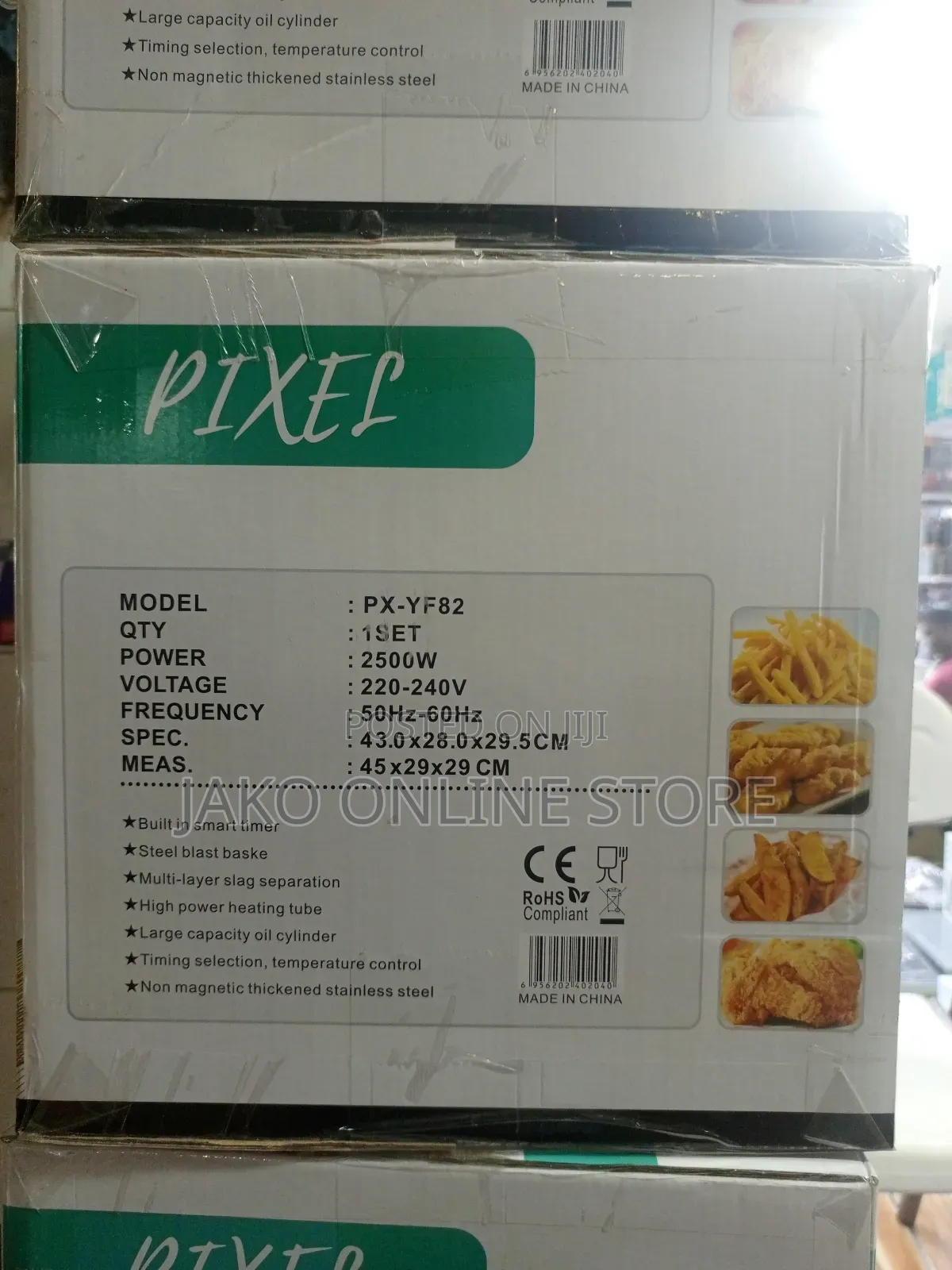 Pixel Electric Deep Fryer -Single