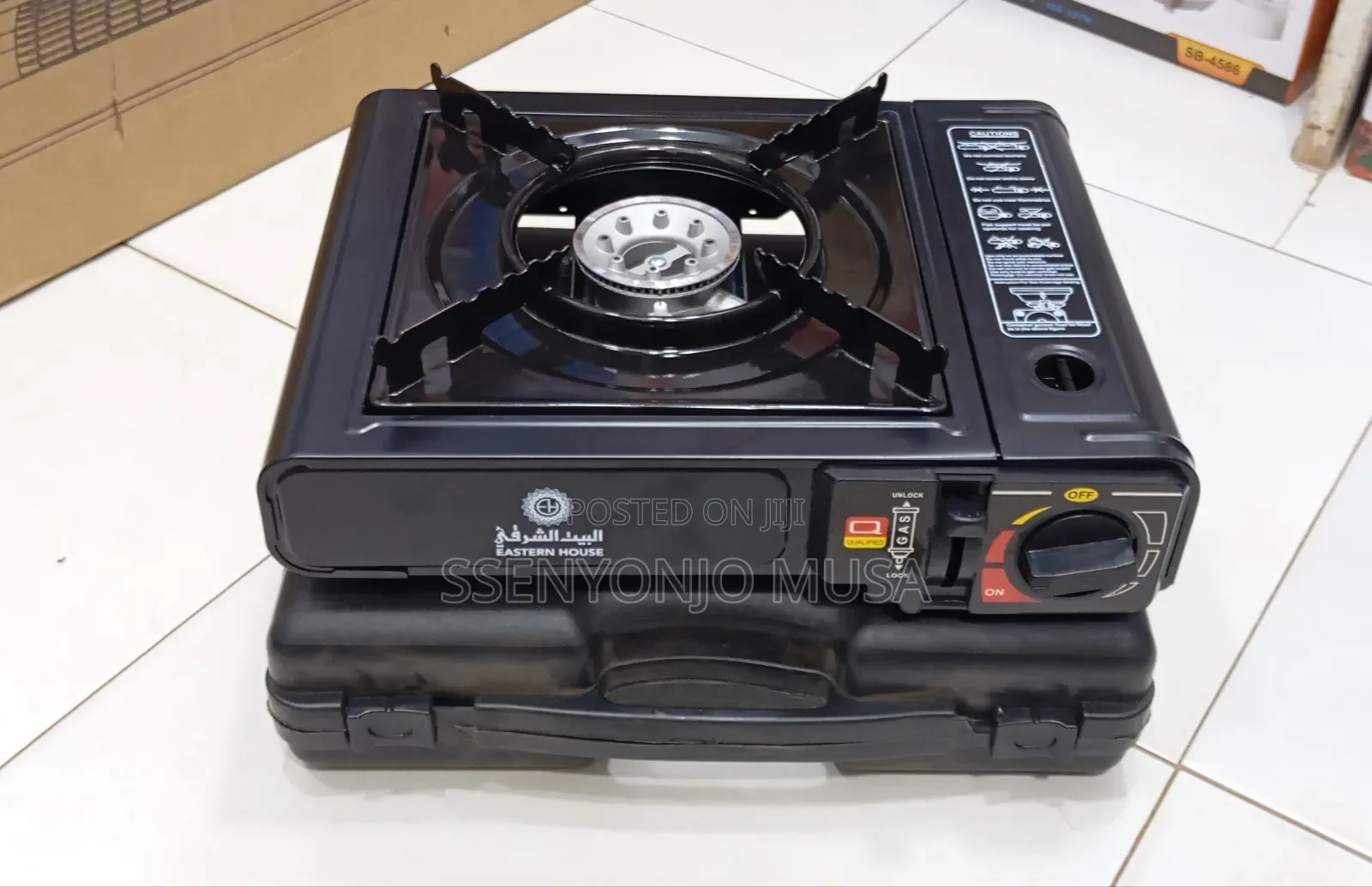 Portable Eh-0001 Camping Gas Stove –Auto Ignition,Clip-on Gas Canister