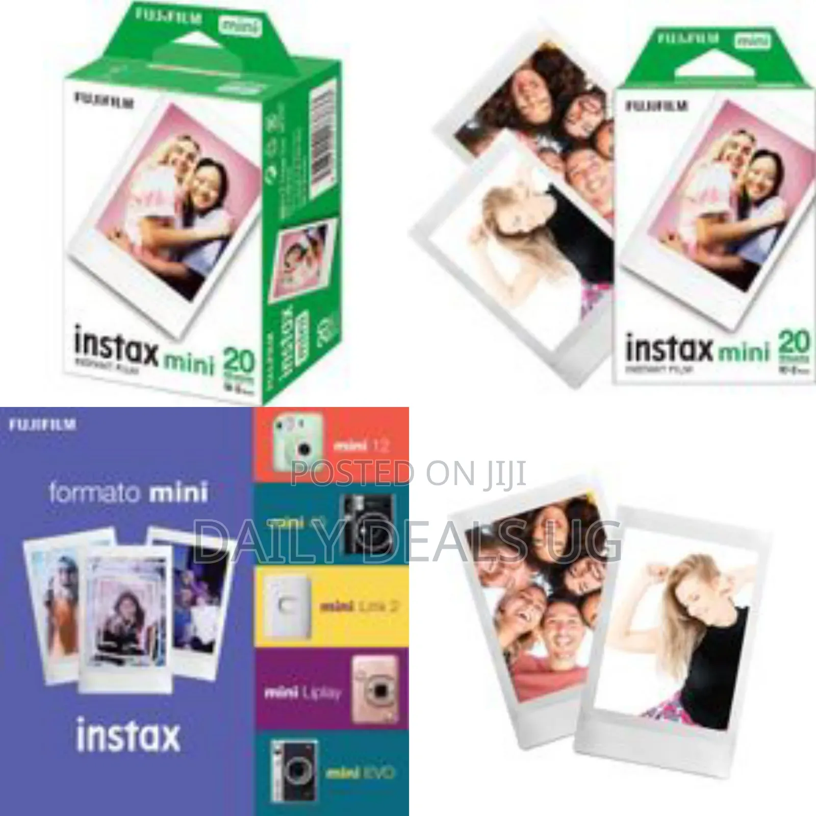 Fuji Instax Film for Instax Mini 11/12/Se, 20 Sheets, White Border