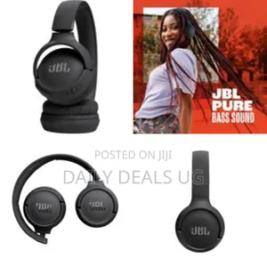 JBL Tune 520bt Wireless on-Ear Headphones, Pure Bass Sound