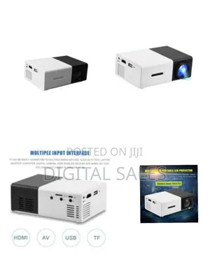 Ultra-compact Mini Portable Projector - Multicolor