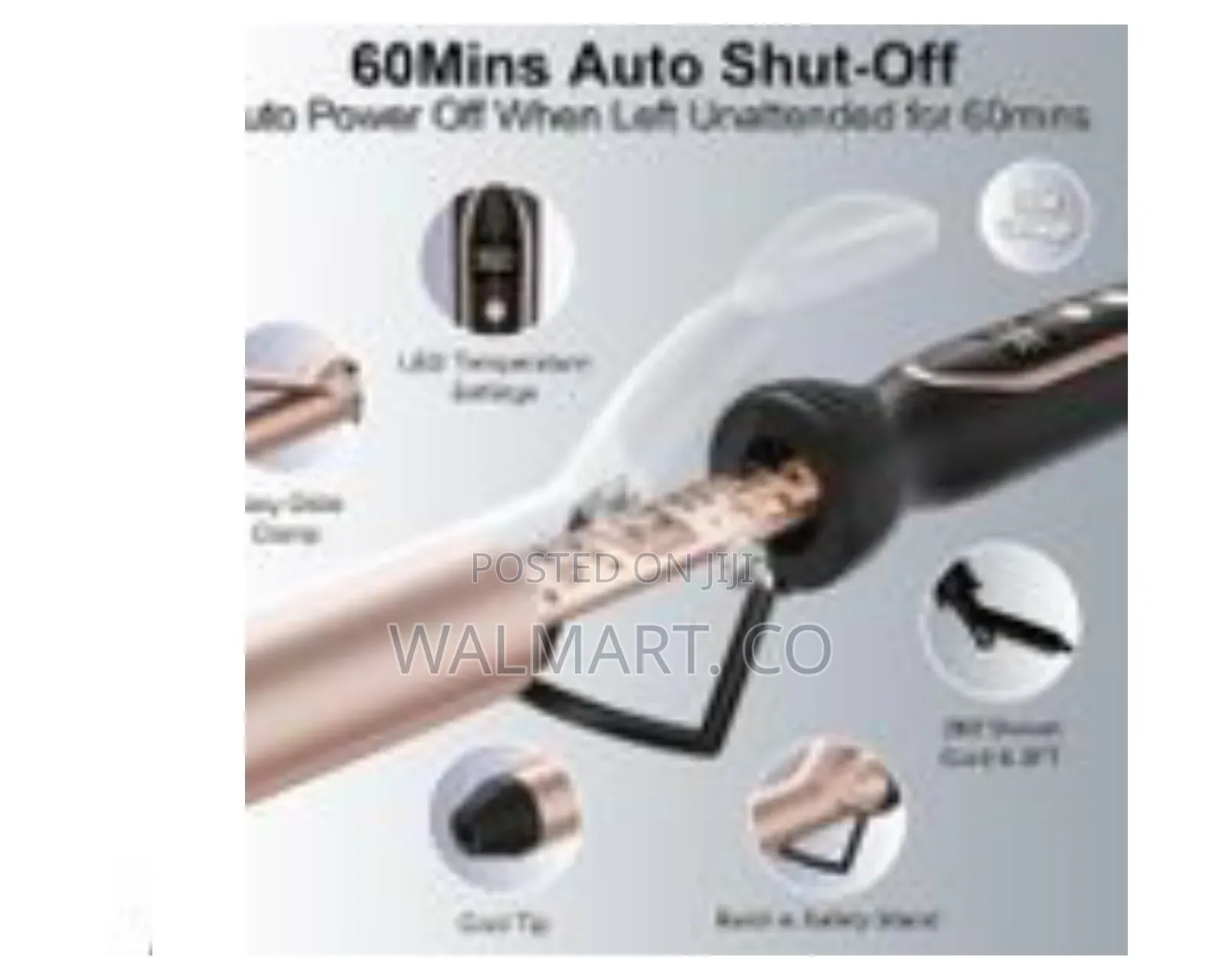 Winning Star Clipped Curling Iron Extra Long Barrel