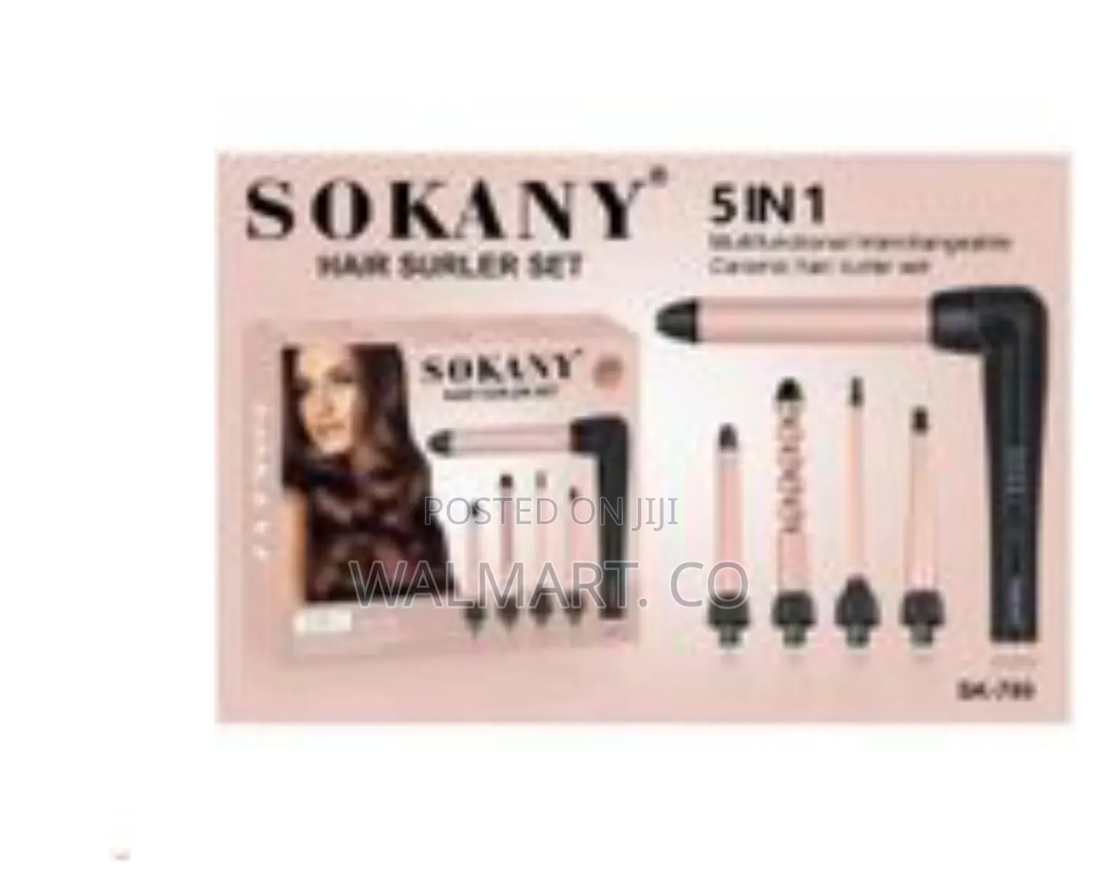 Sokany 5 in 1 Professional Ceramic Hair Straightener Curler