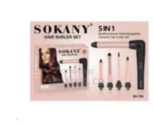 Sokany 5 in 1 Professional Ceramic Hair Straightener Curler