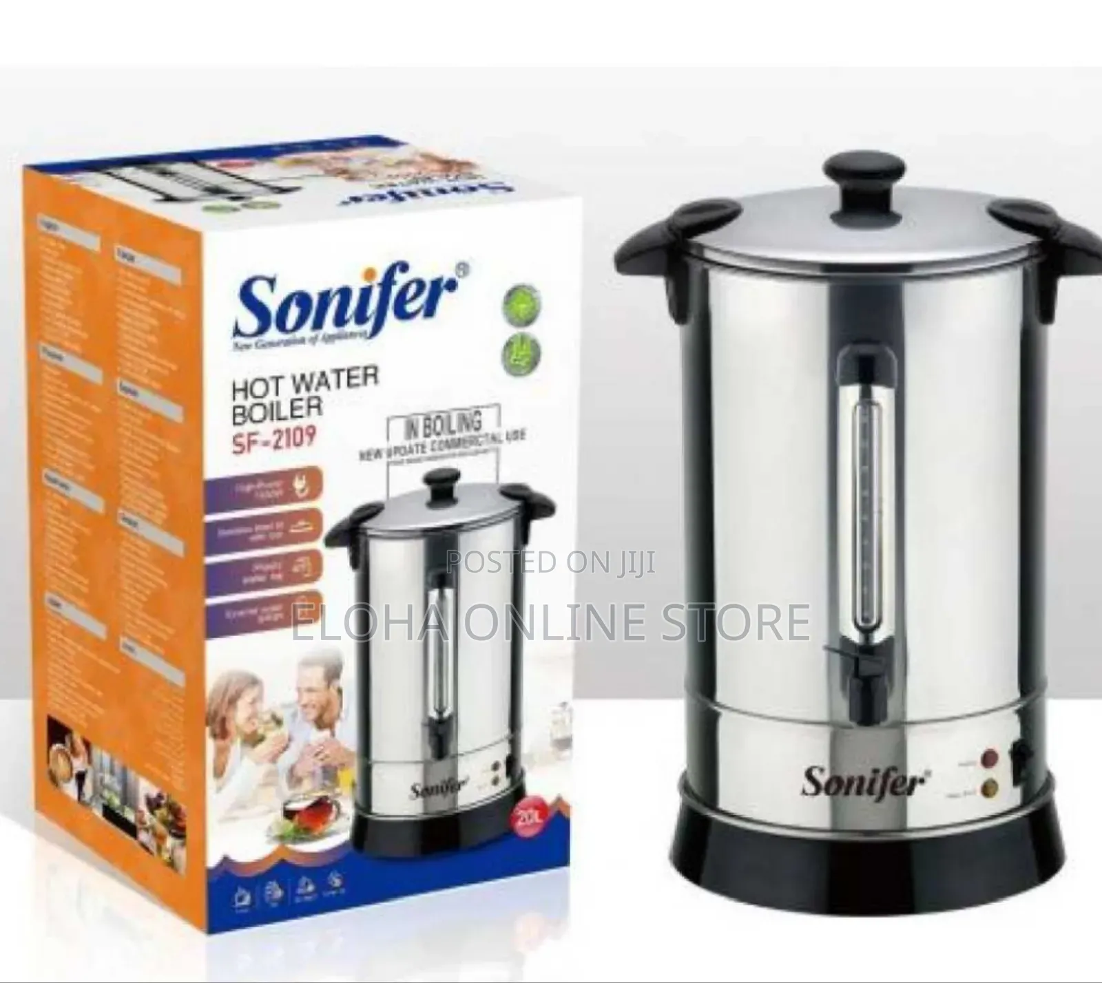 Sonifer Sf-2130 Professional-grade Stainless Steel Hot Water Boiler