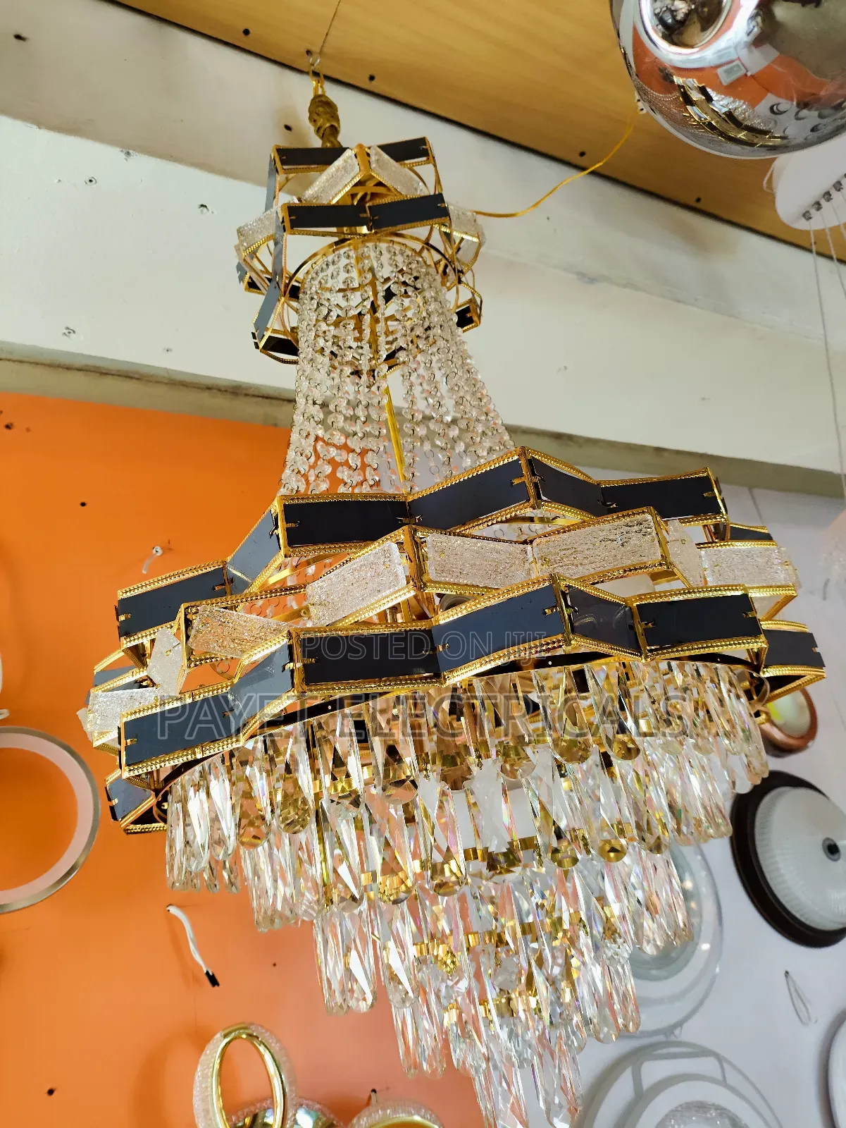 Center Crystal Chandelier
