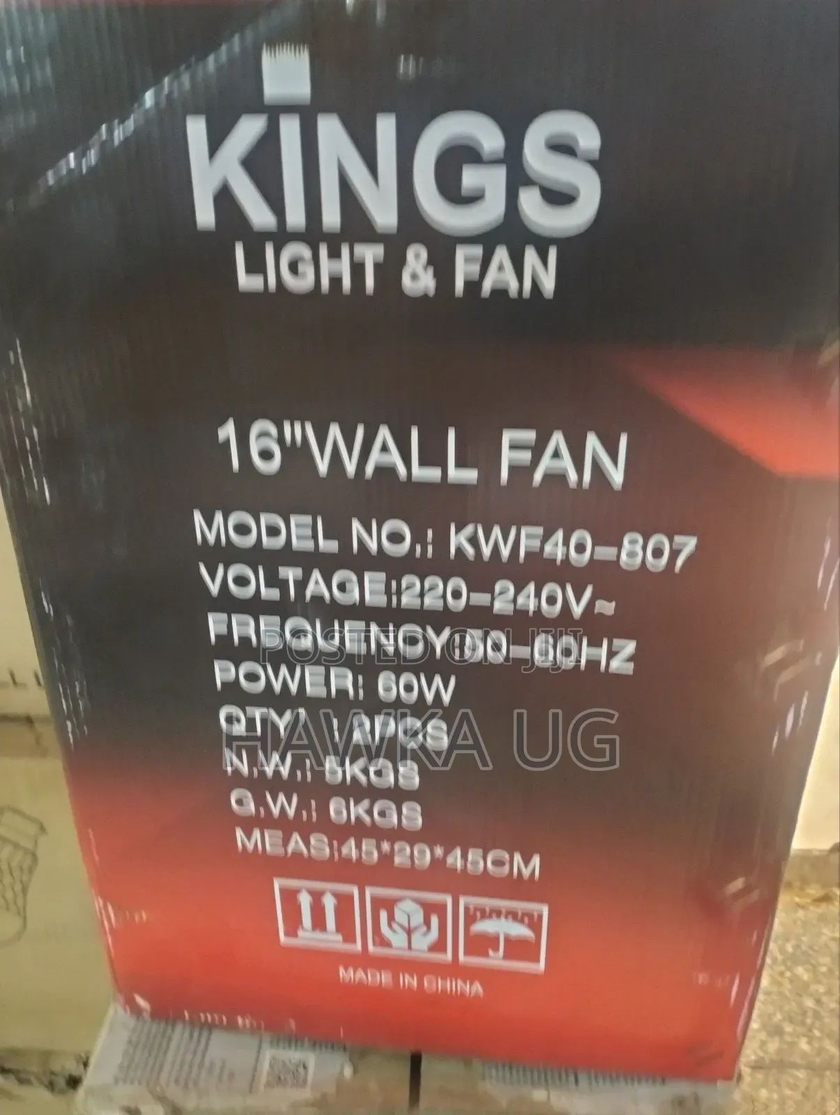 Wall Fan Kings 16