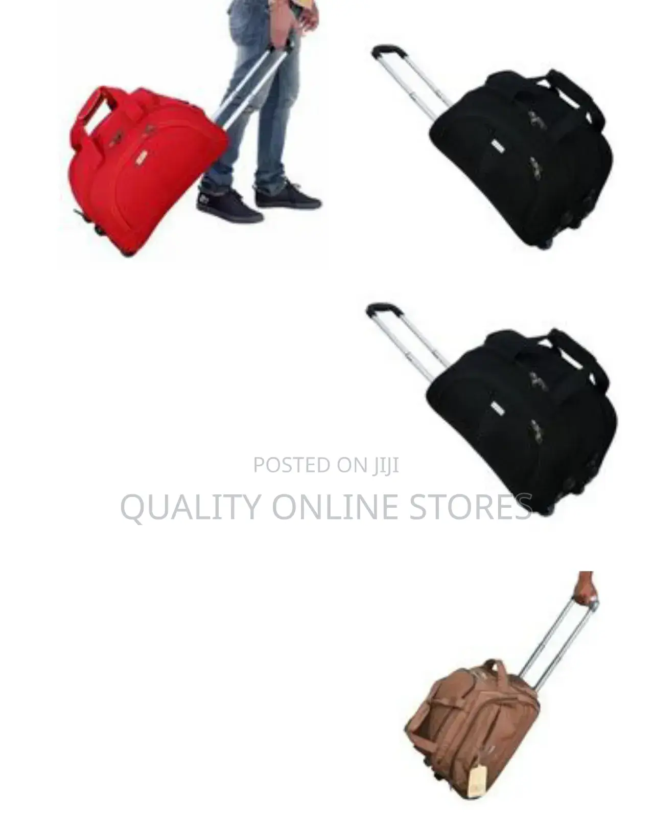 Wheeled Duffel Bag - Multicolor