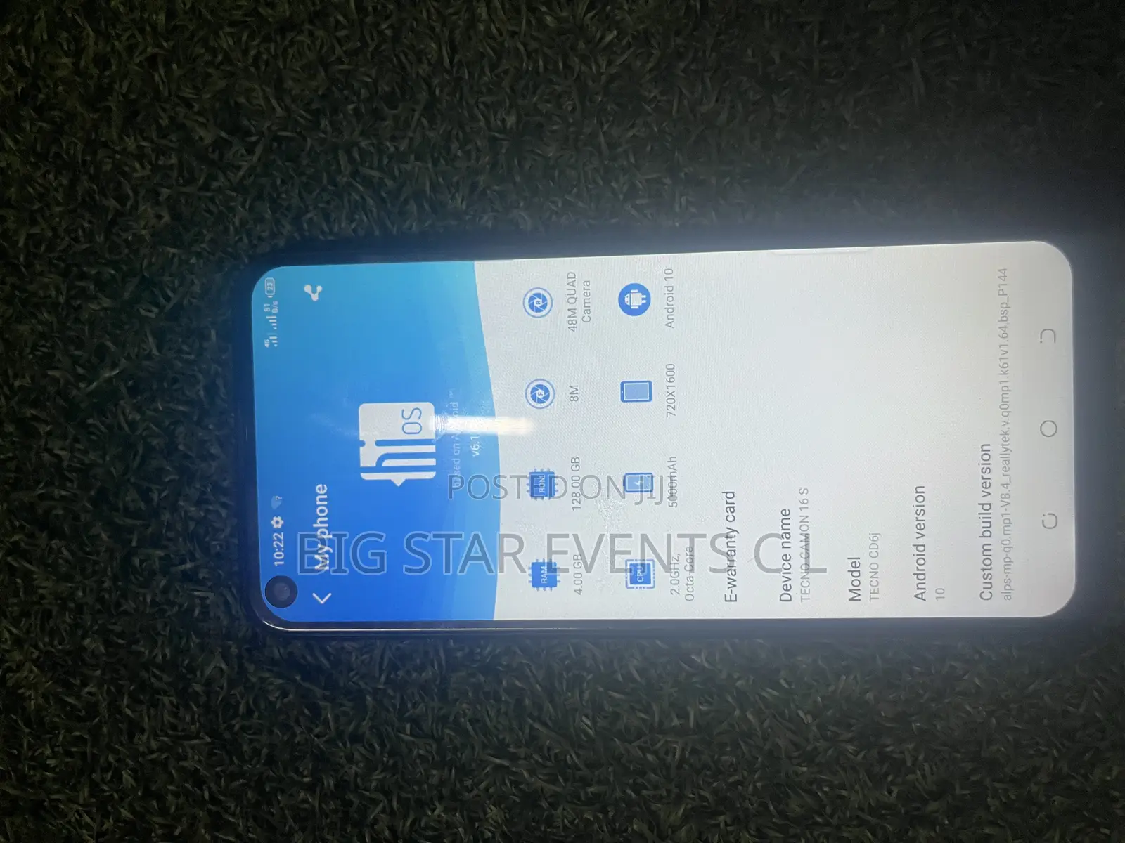 Tecno Camon 16S 128 GB Black