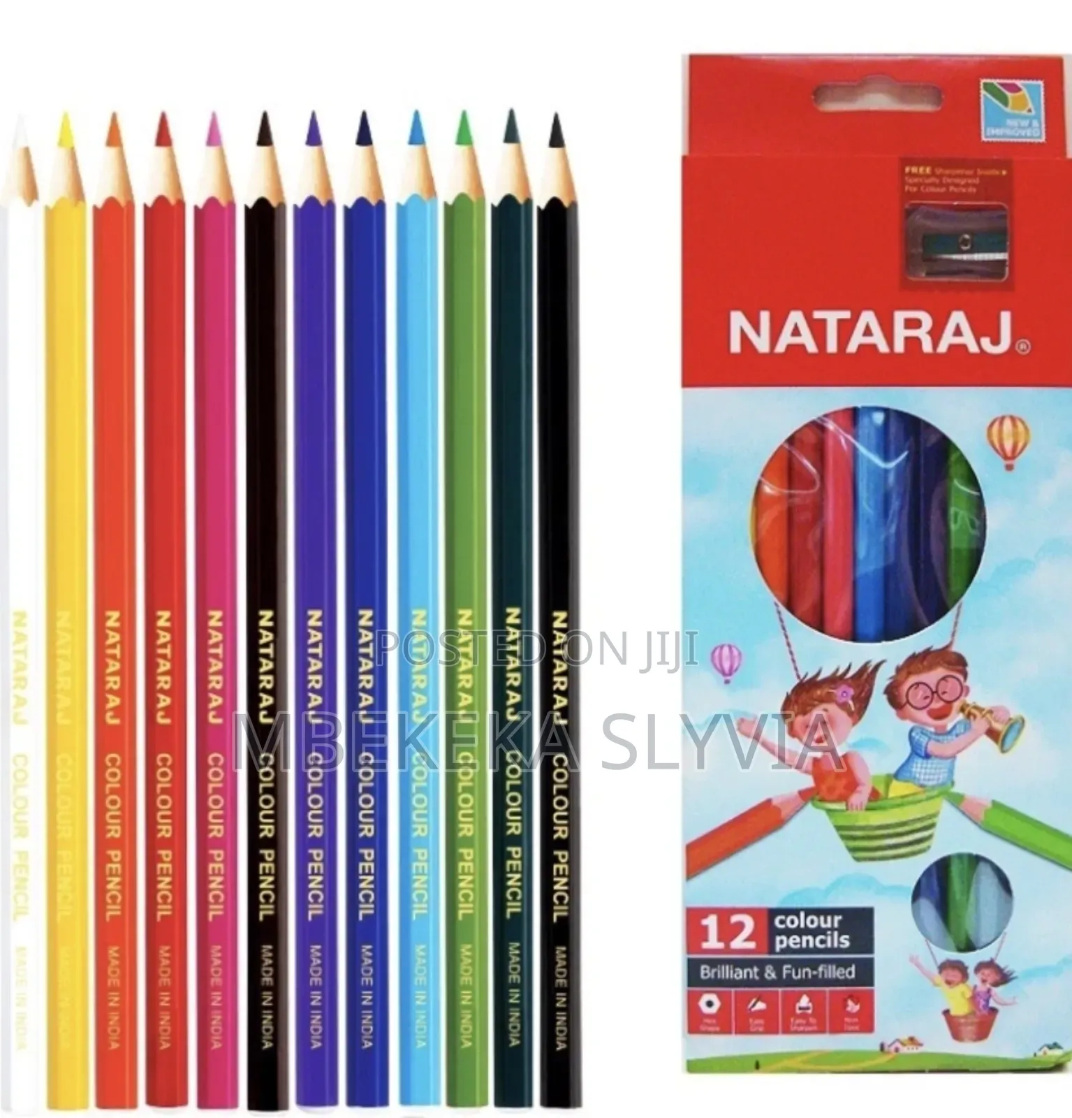 Nataraj Colours In Stationary 12pcks In Box