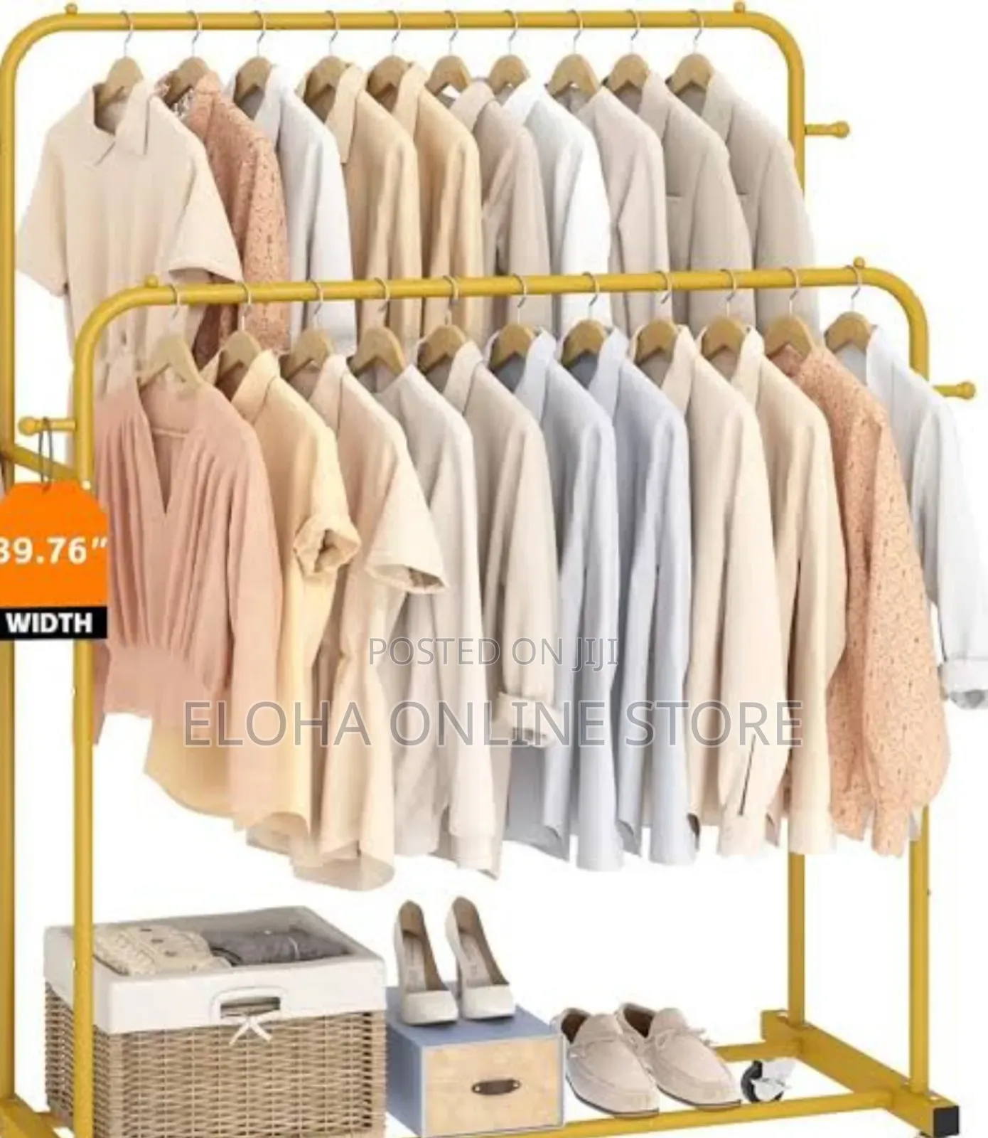 Multilayer Clothesline Indoor Simple Drying Rod Tree Hat Hanger Holder