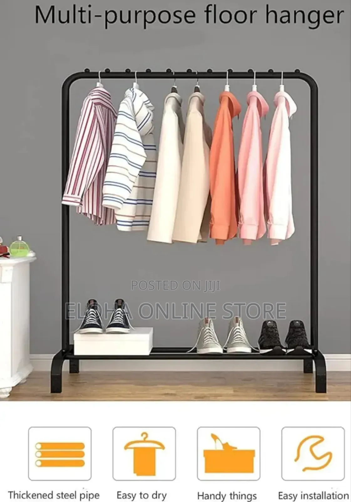Metal Multifunctional Garment Stand Cloth Rack