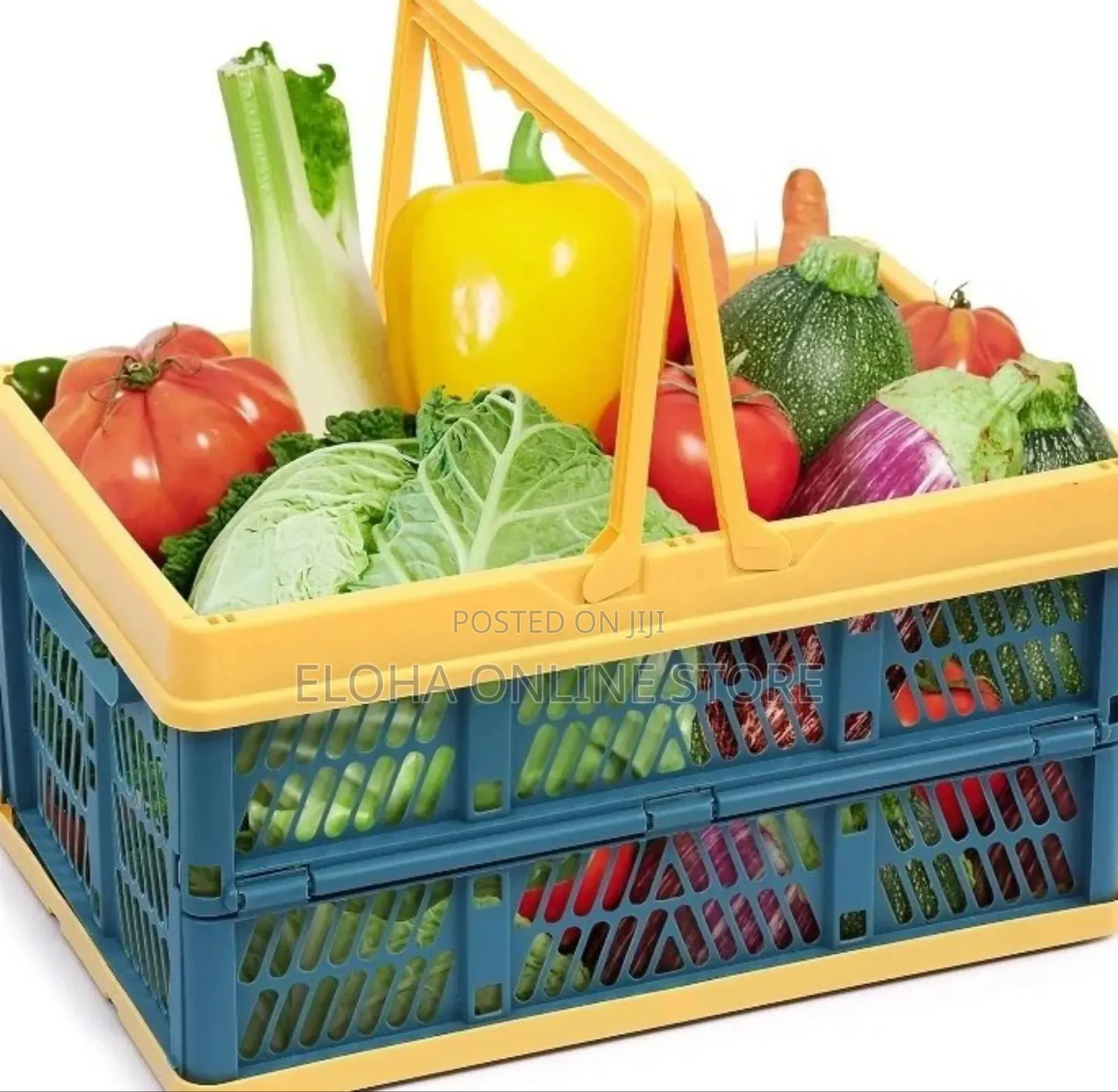 Durable Foldable Plastic Basket