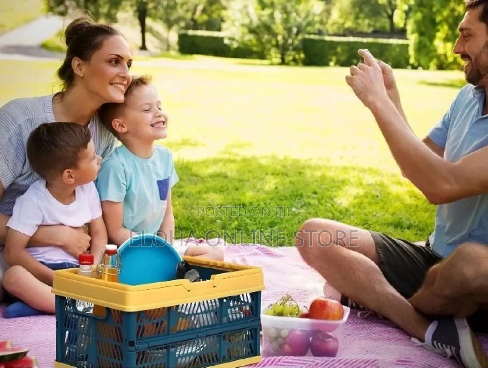 Durable Foldable Plastic Basket