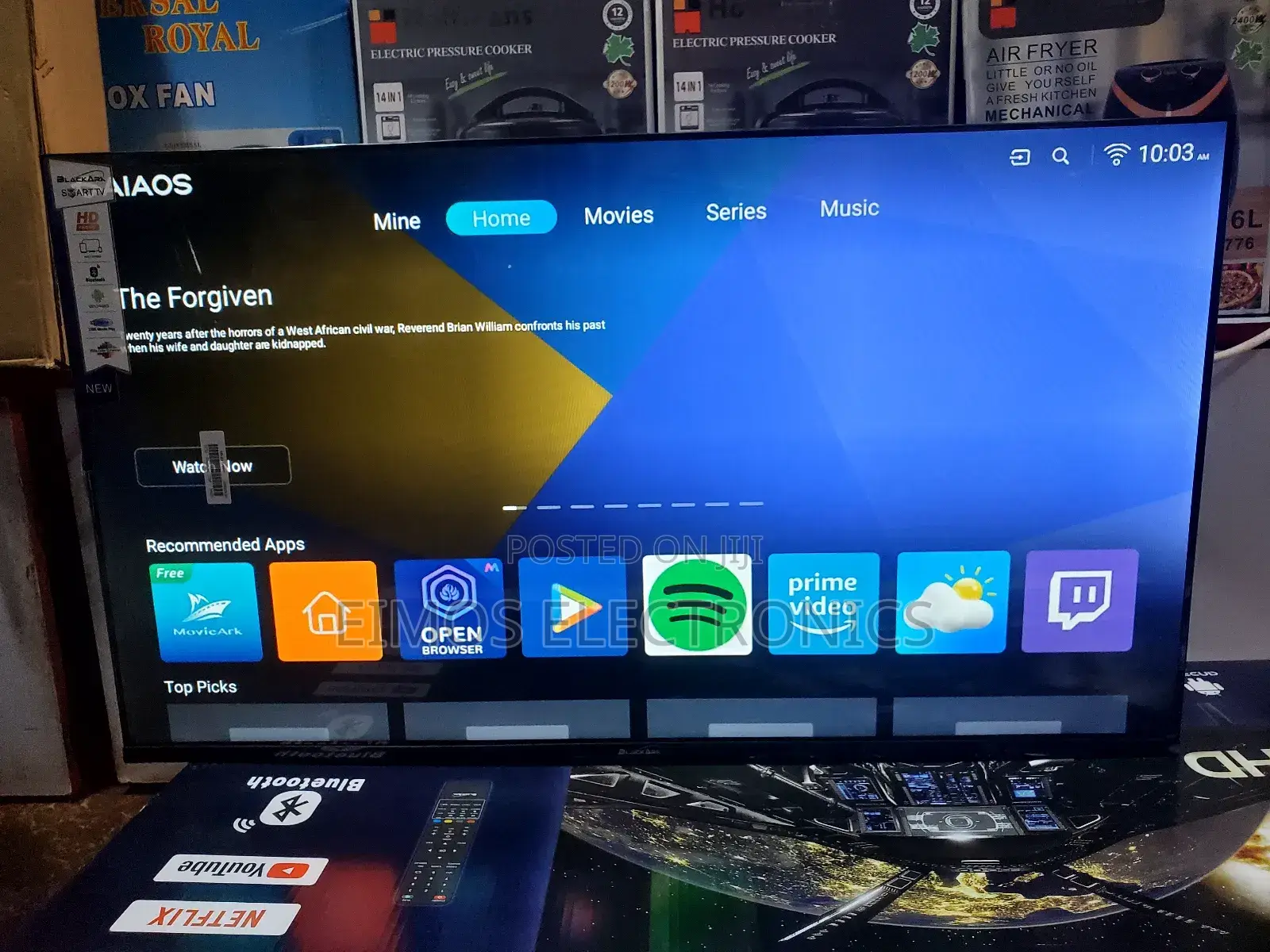 Black Ark 43 Inches Smart With Free to Air
