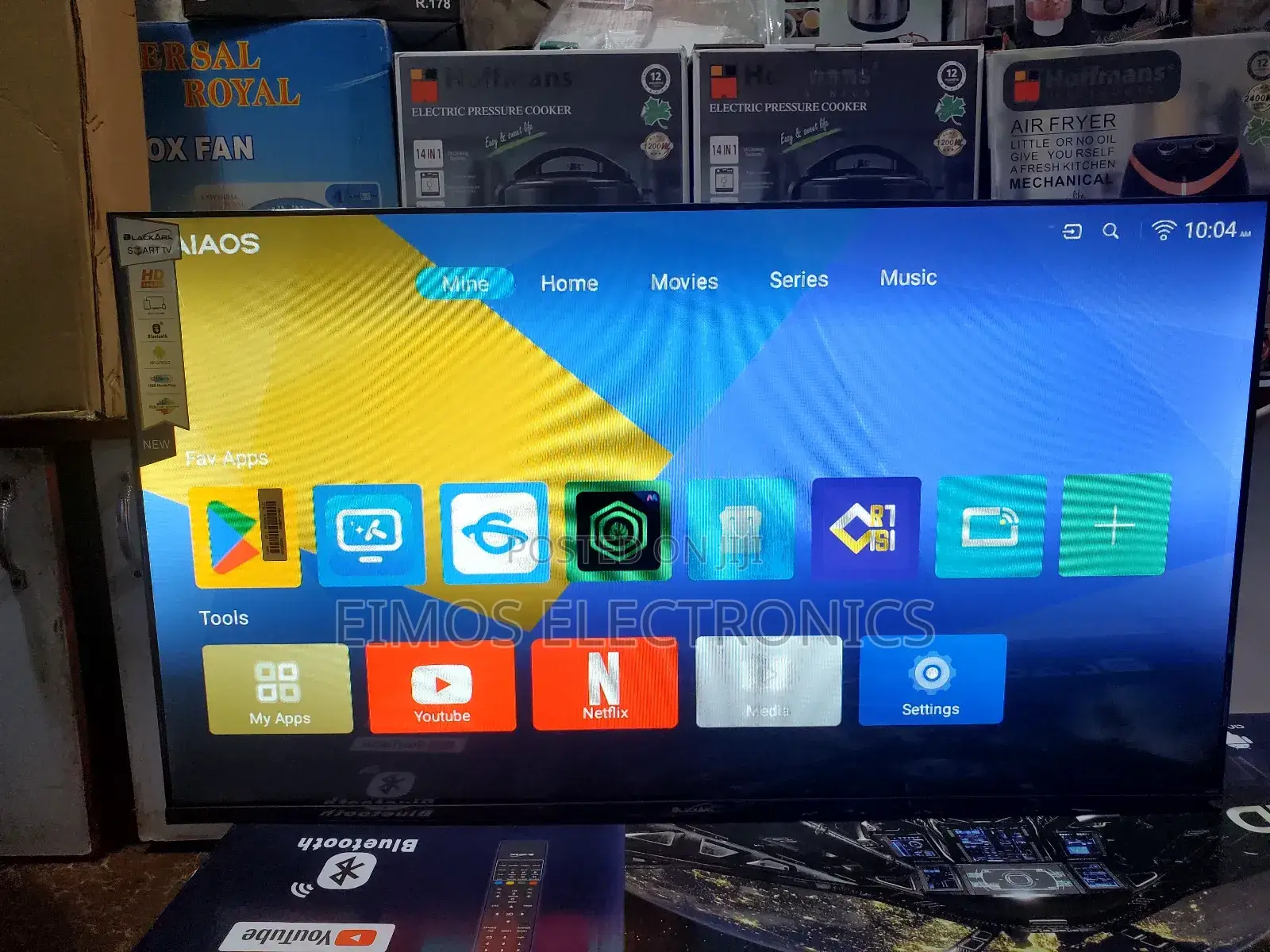 43 Inches Black Ark Smart Led With Inbuilt Decorder