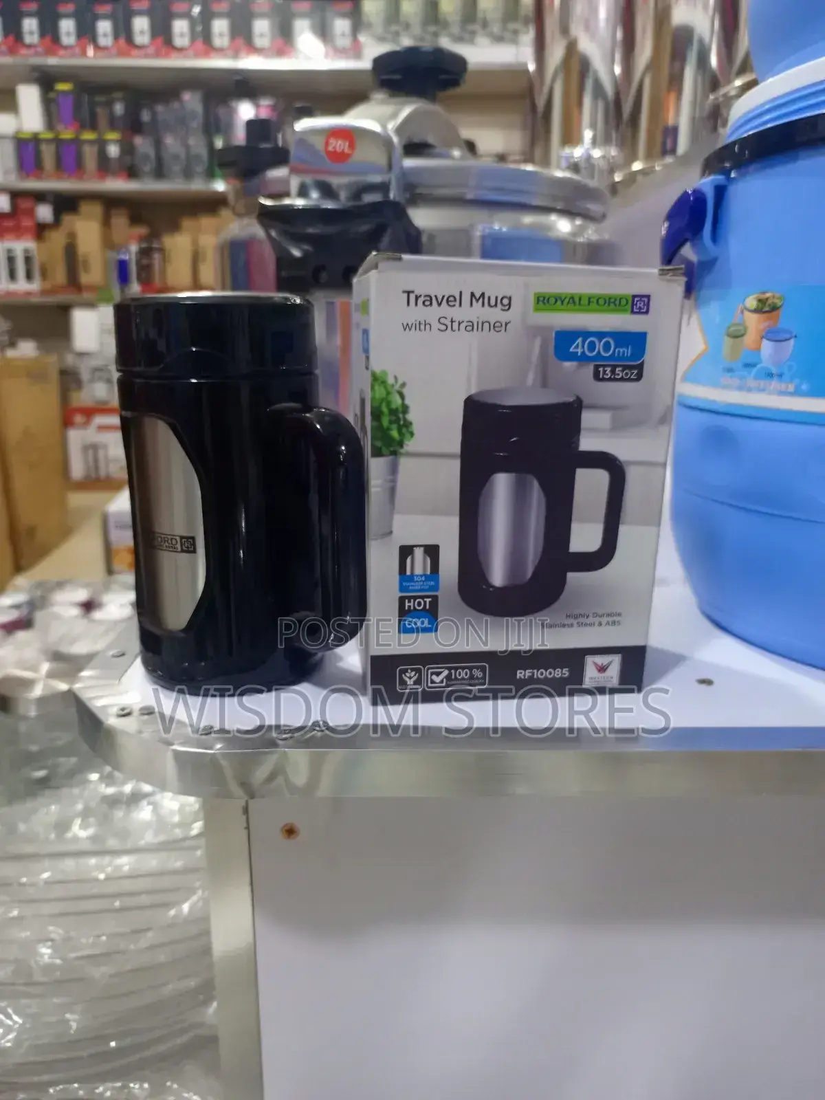 Royalford Travel Mug With Strainer.