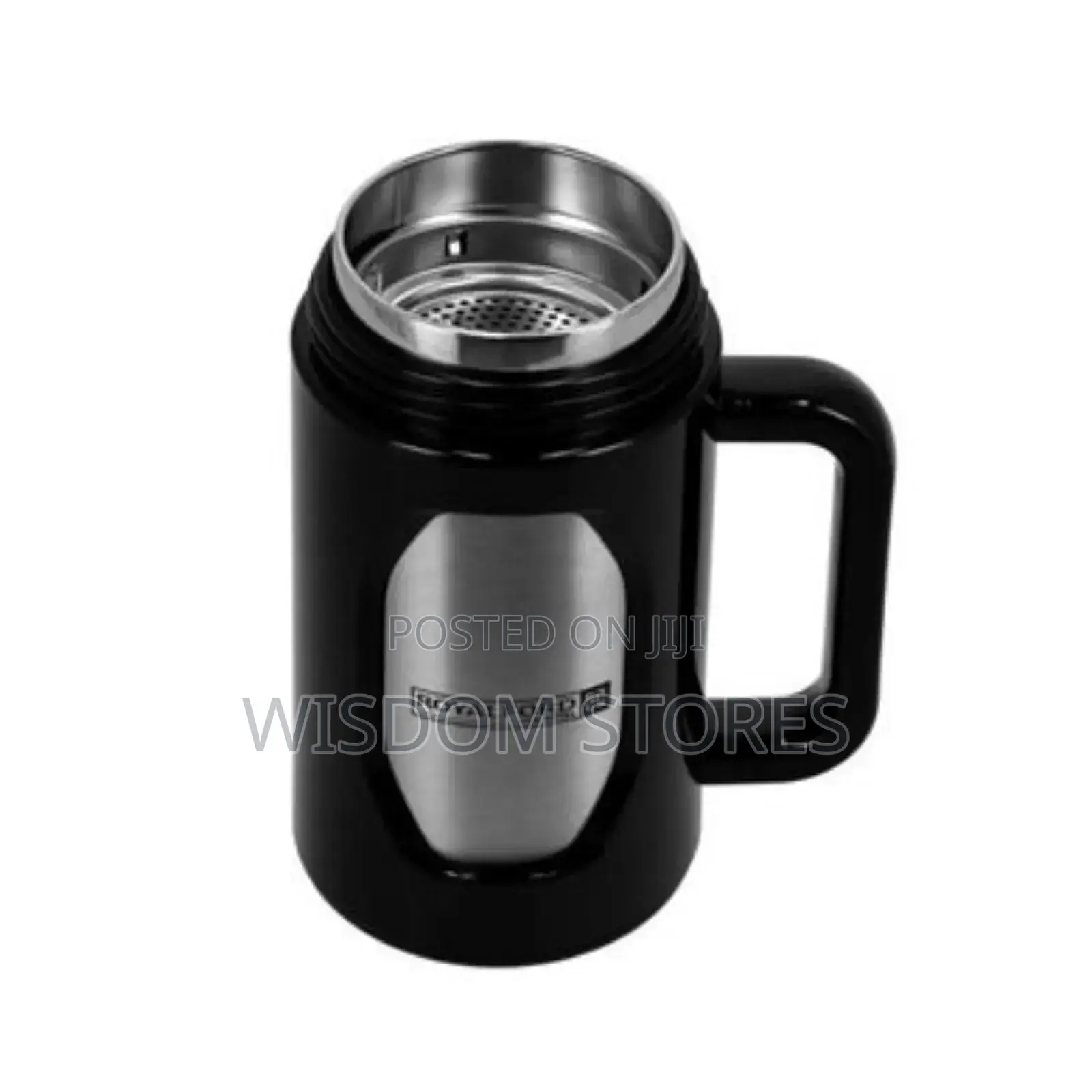 Royalford Travel Mug With Strainer 400ml Highly Durable Stainlesssteel