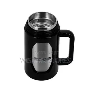 Royalford Travel Mug With Strainer 400ml Highly Durable Stainlesssteel