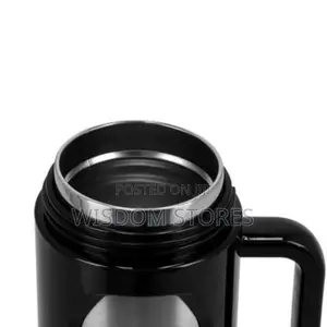 Royalford Travel Mug With Strainer 400ml Highly Durable Stainlesssteel