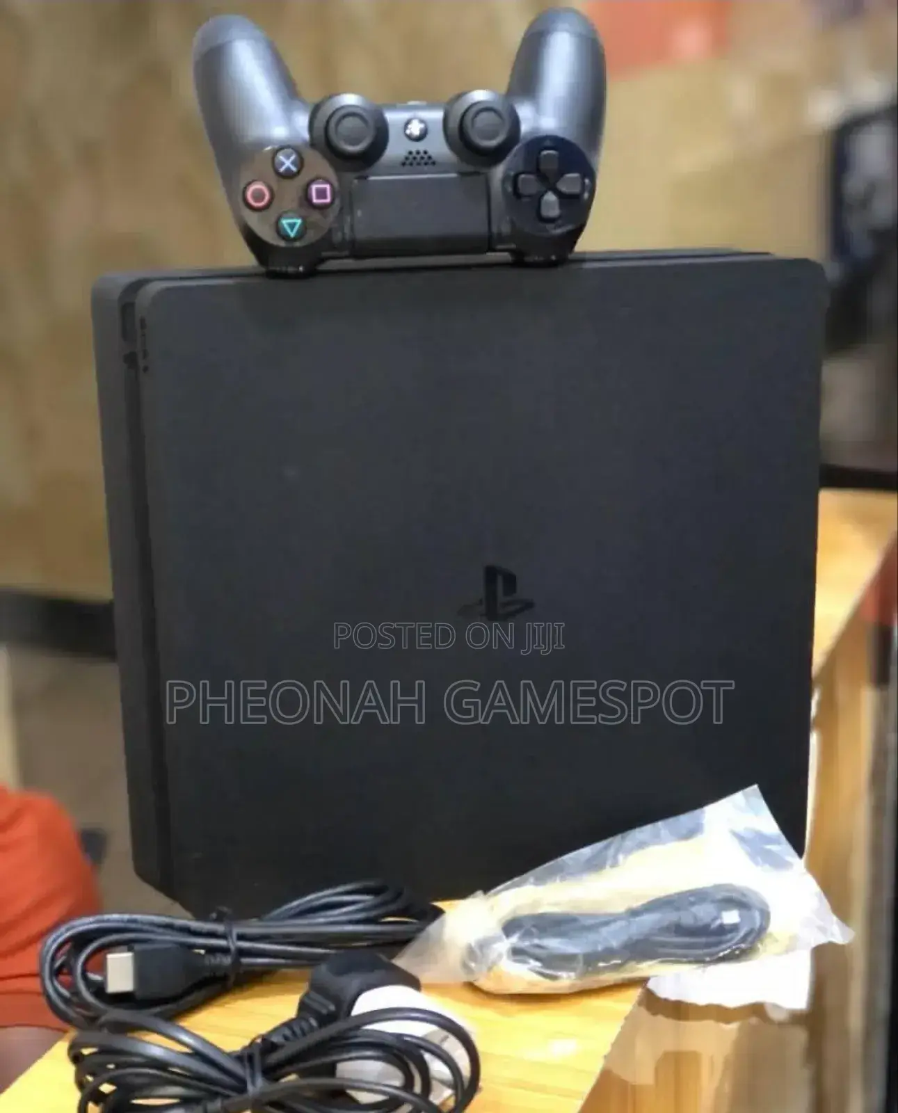 Super Clean Ps4 Slim Console With 11 Games and 2 Controllers