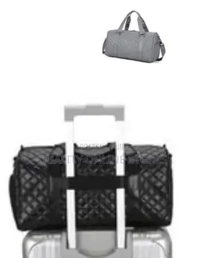 Quilted Leather Duffle Bag - Multicolo