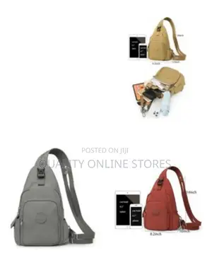 Versatile Sling Bag / Cross-Body Backpack - Multicolor