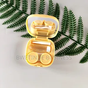 Eye Contact Lenses Case With Cleaner Washer And Lens Case