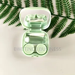 Eye Contact Lenses Case With Cleaner Washer And Lens Case