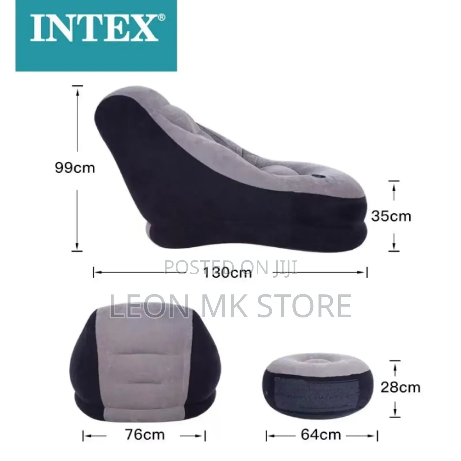 2pcs Ultra Sofa Chair With Its Pump