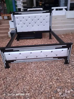 Magnificent Black and White 5*6 Bed