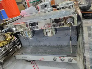 Commercial 2-group Espresso Coffee Machine – Stainless Steel
