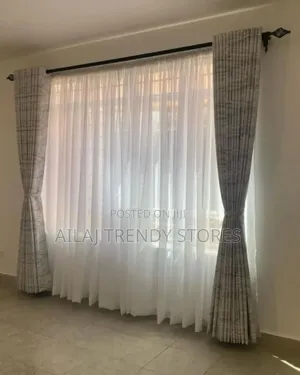 Brown Hexagon Curtains Per Metre