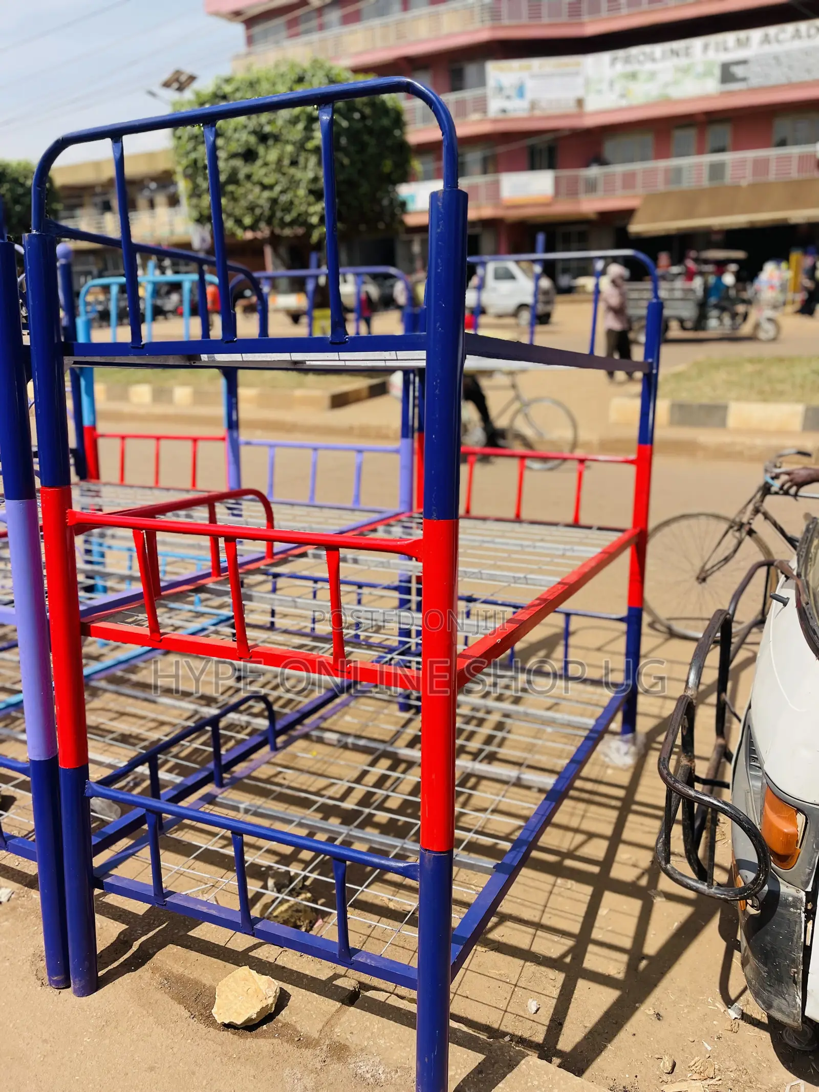 3by6 Tripple Decker Bed With Net Holder and Ladder
