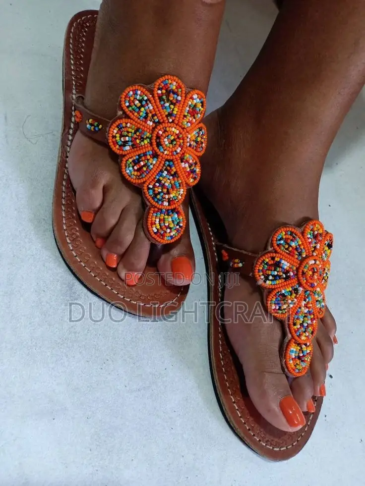 African Beaded Sandles