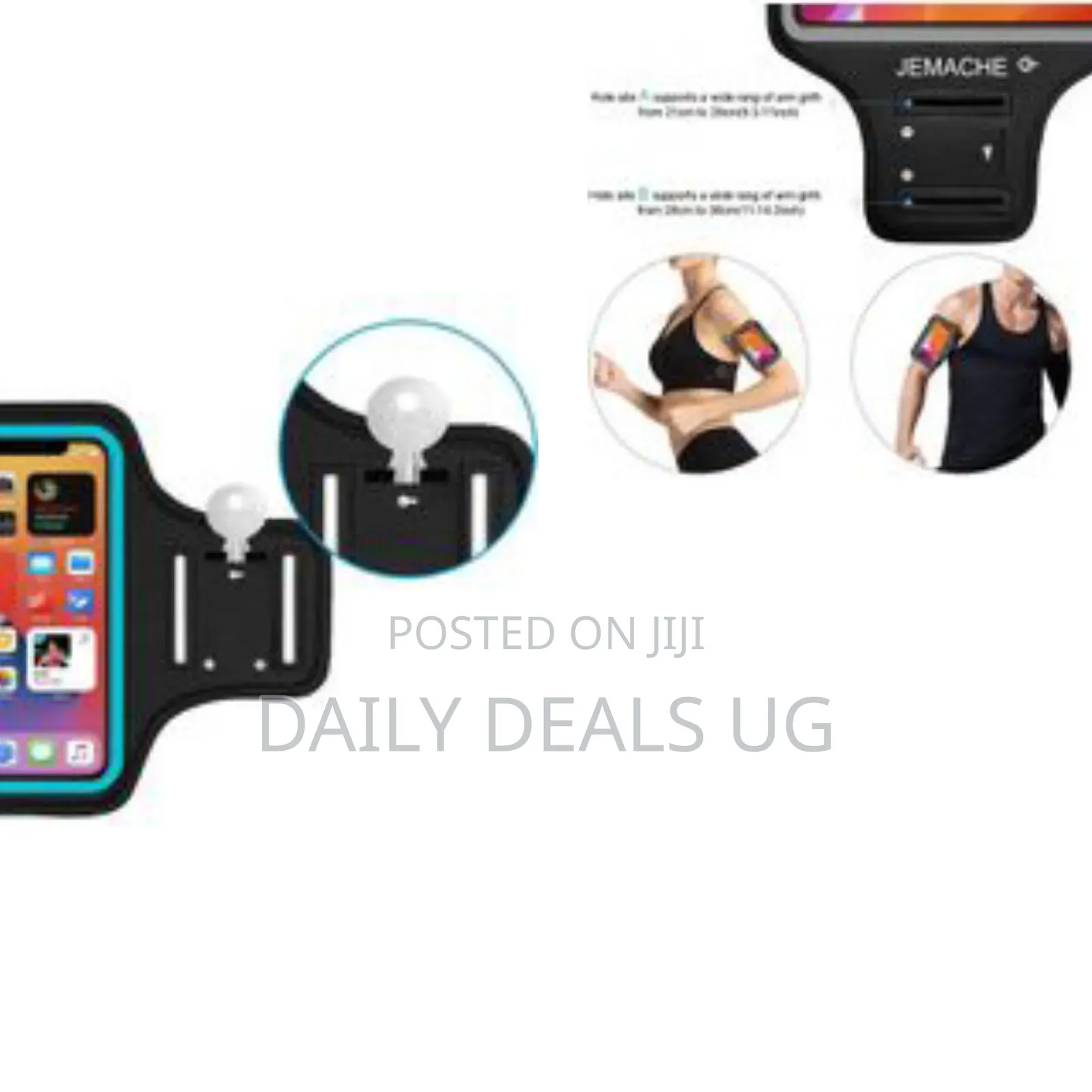 Earldom S18 Armband Bag, Phone Holder for Running, Jogging, Gym
