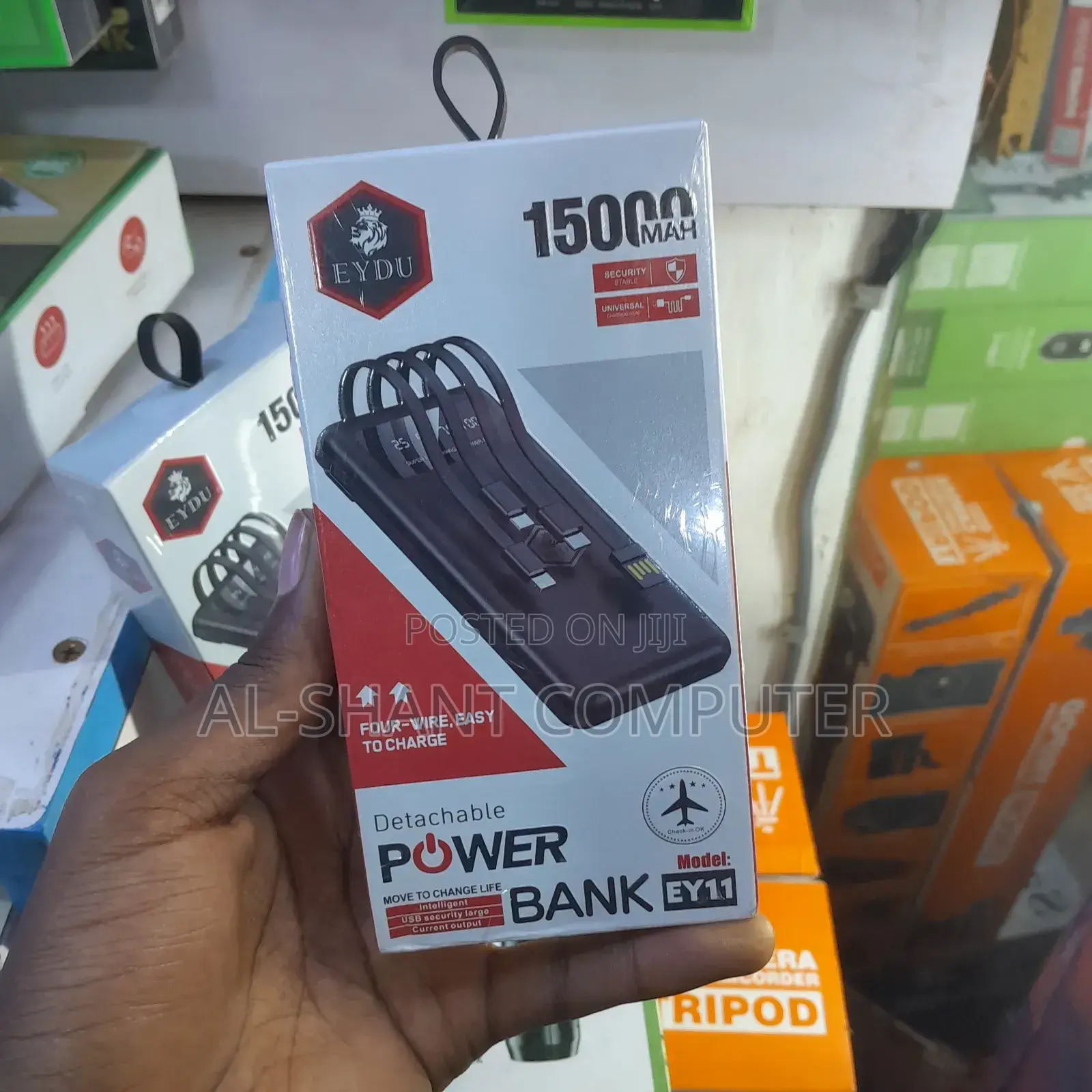 Eydu 15000mah Powerbank/Slim Portable Power Bank