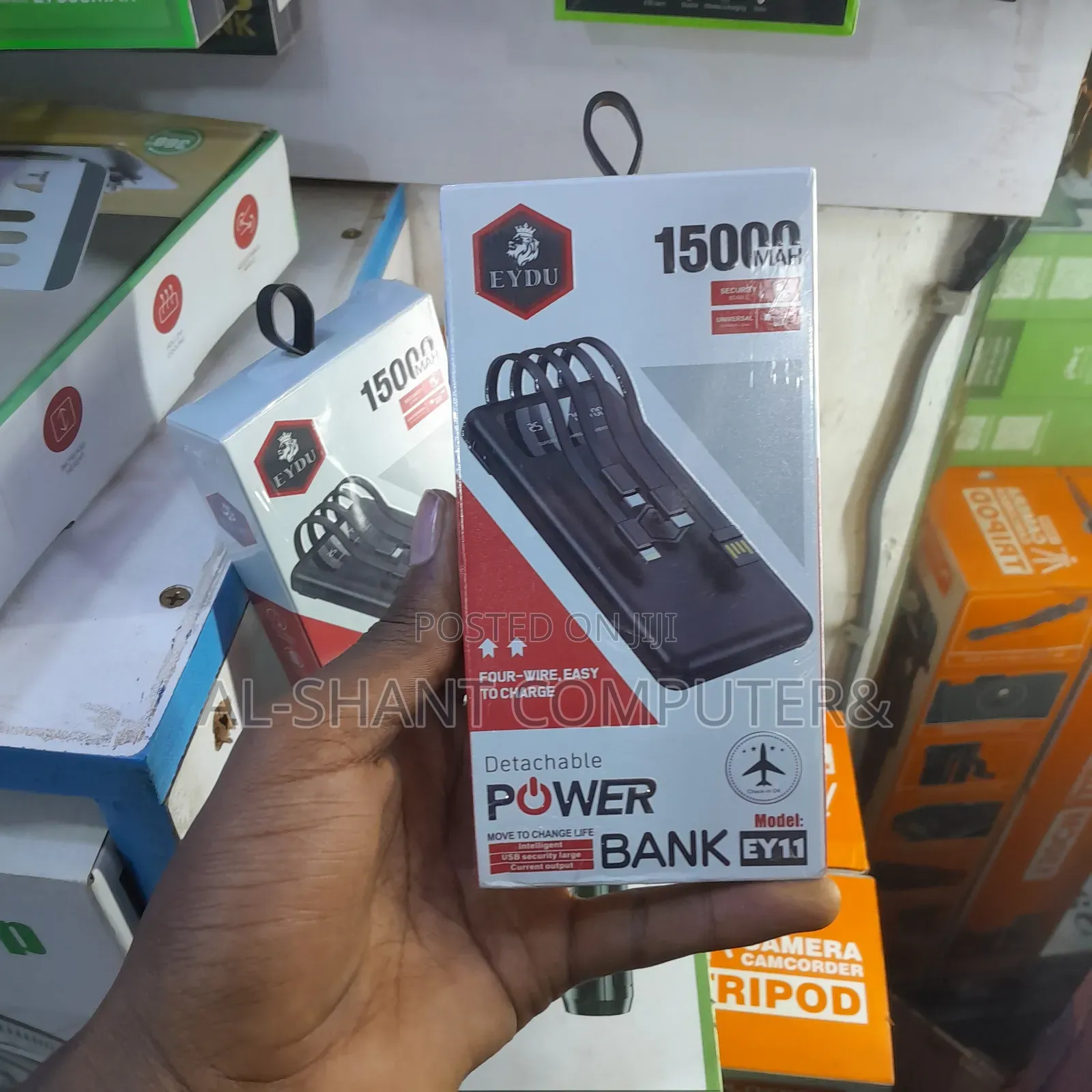 Eydu 15000mah Powerbank/Slim Portable Power Bank