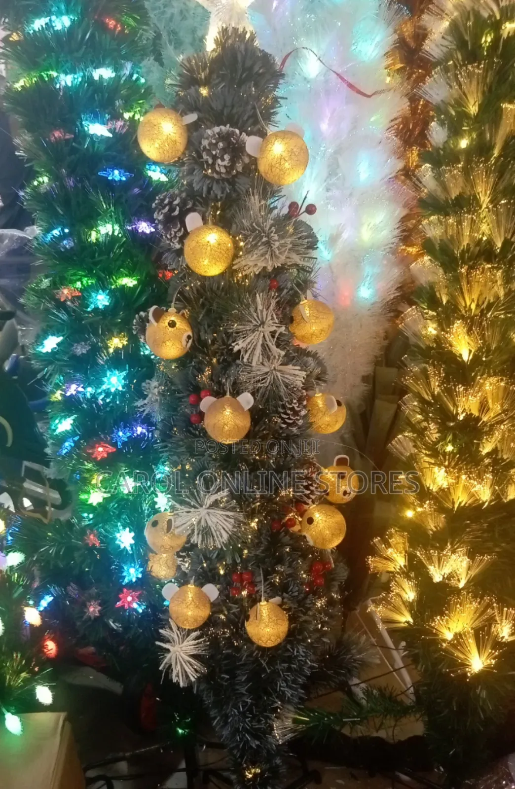 Christmas Trees With Lights 1.5m