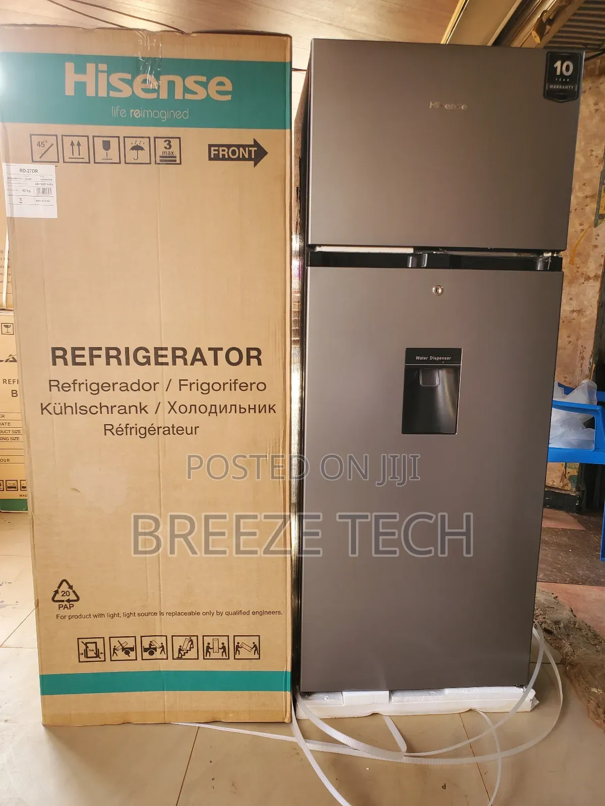 Hisense Refrigerator 270l