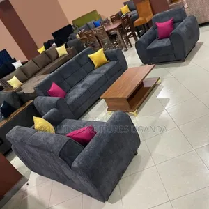 6 Seater Green Sofa Set