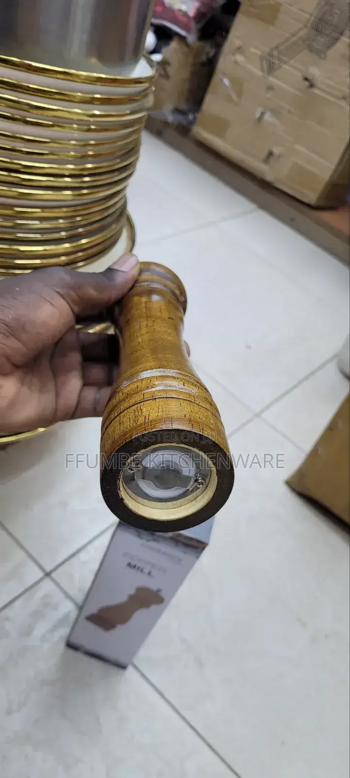 Wooden Pepper Mill