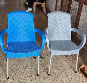Plastic Matted Steel Leg Chairs Gʻb