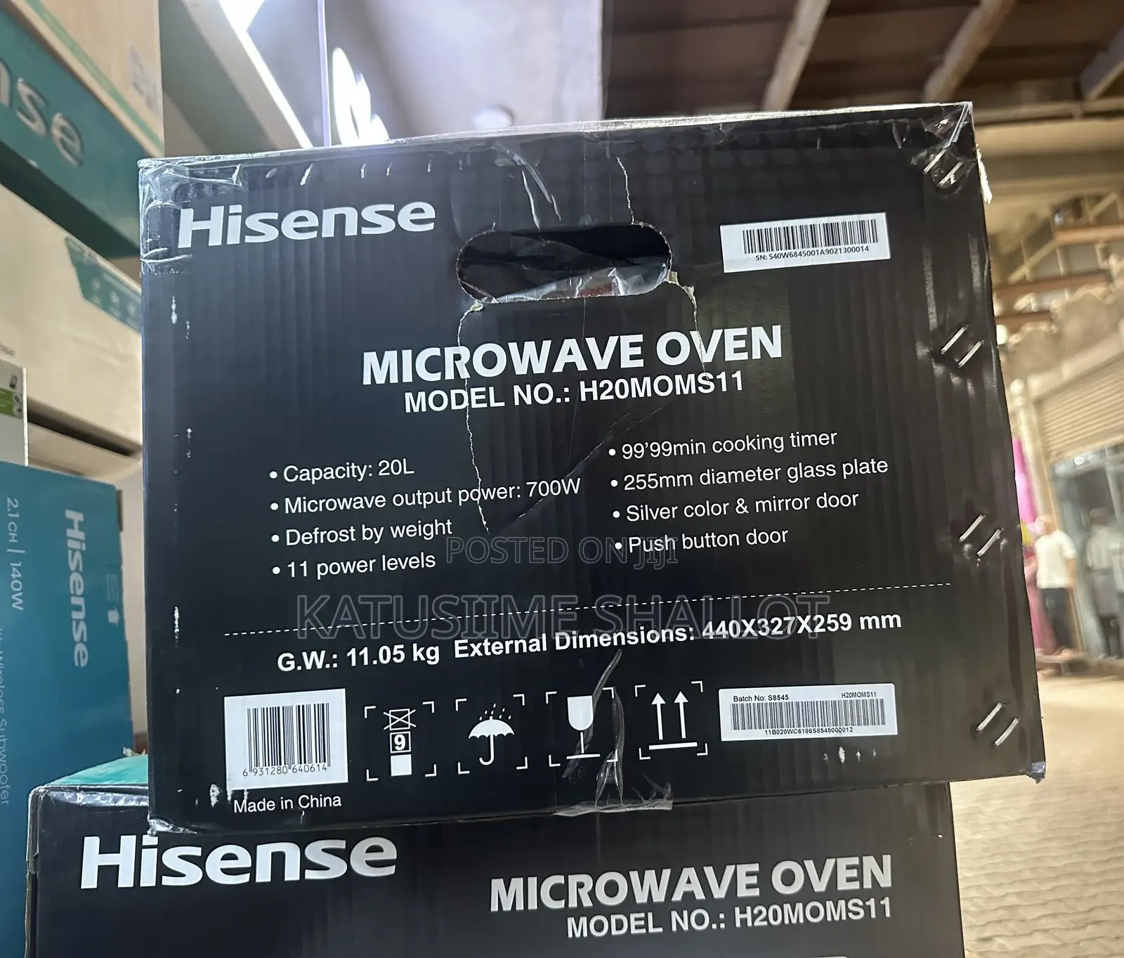 Hisense 20litres Microwave