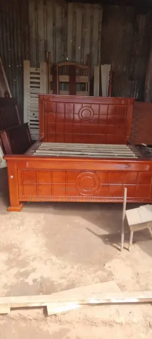Modern Tile Wooden Bed