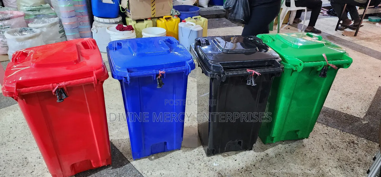 Wastebin Bins 100litre With Wheels