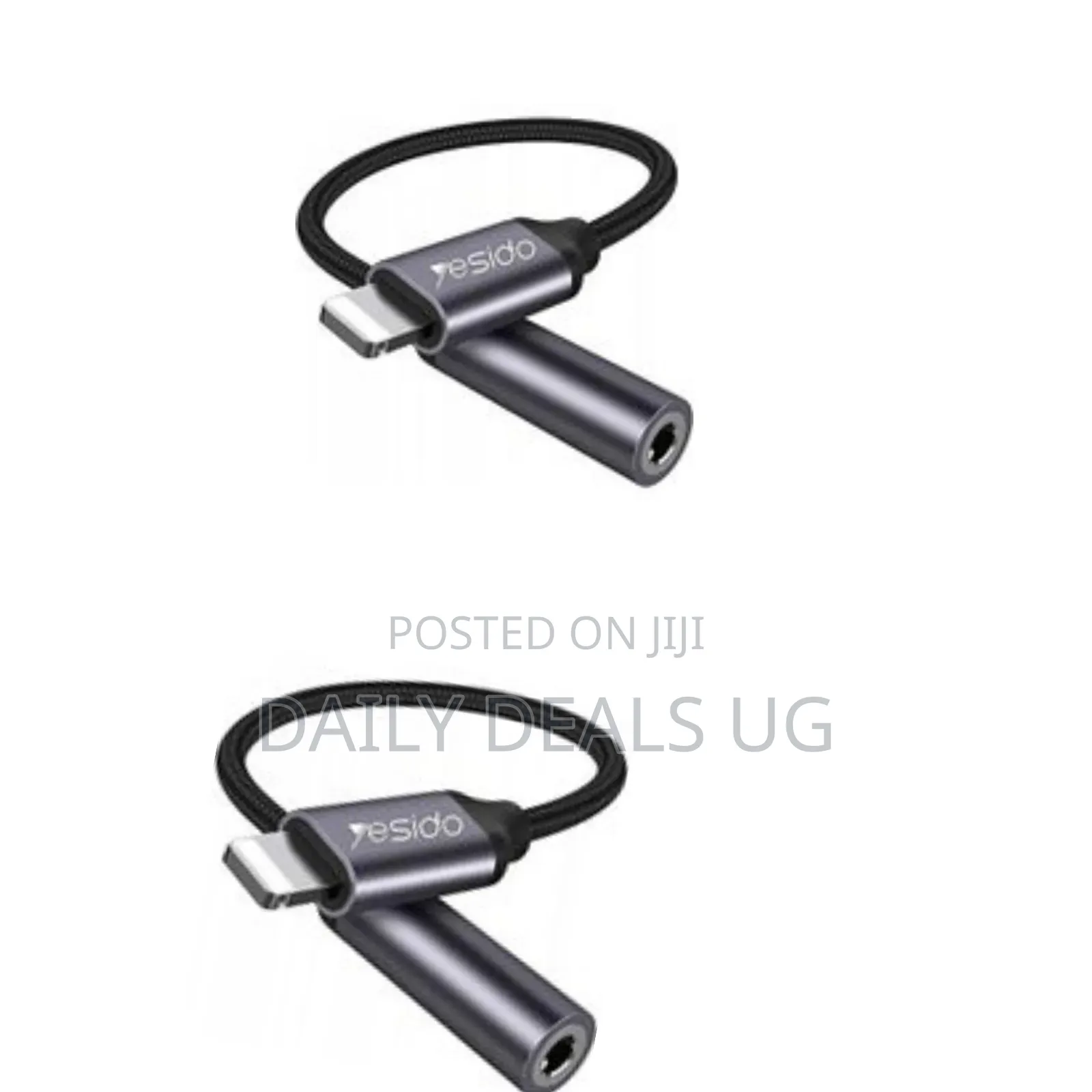 Yesido Audio Adapter Lightning to 3.5mm Headphone Adapter, Lightning