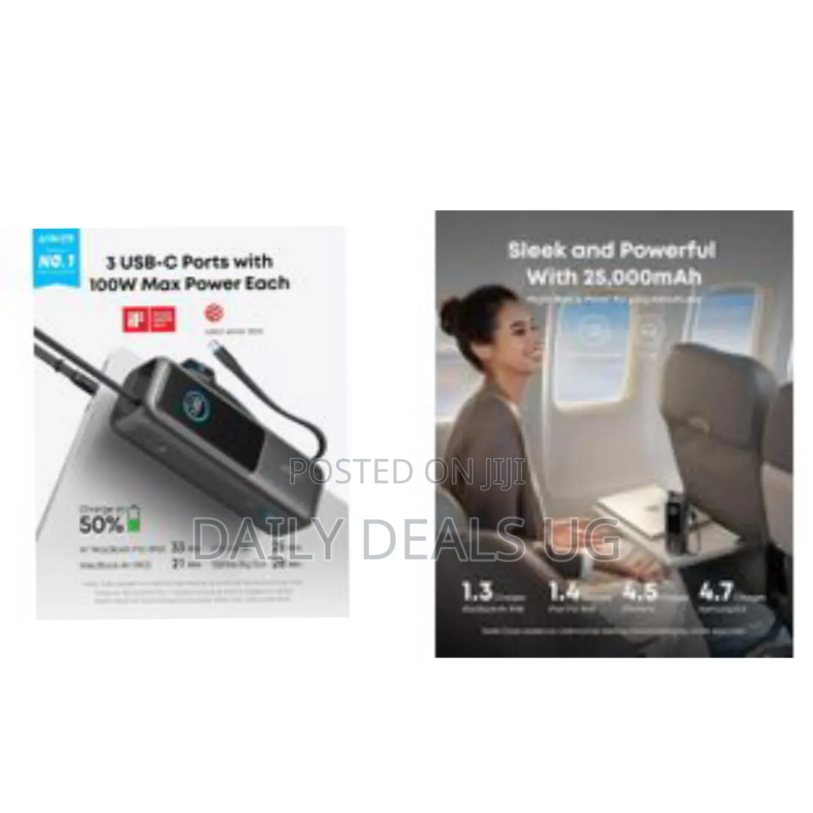 Anker Laptop Power Bank, 25,000mah 165w Portable Charger